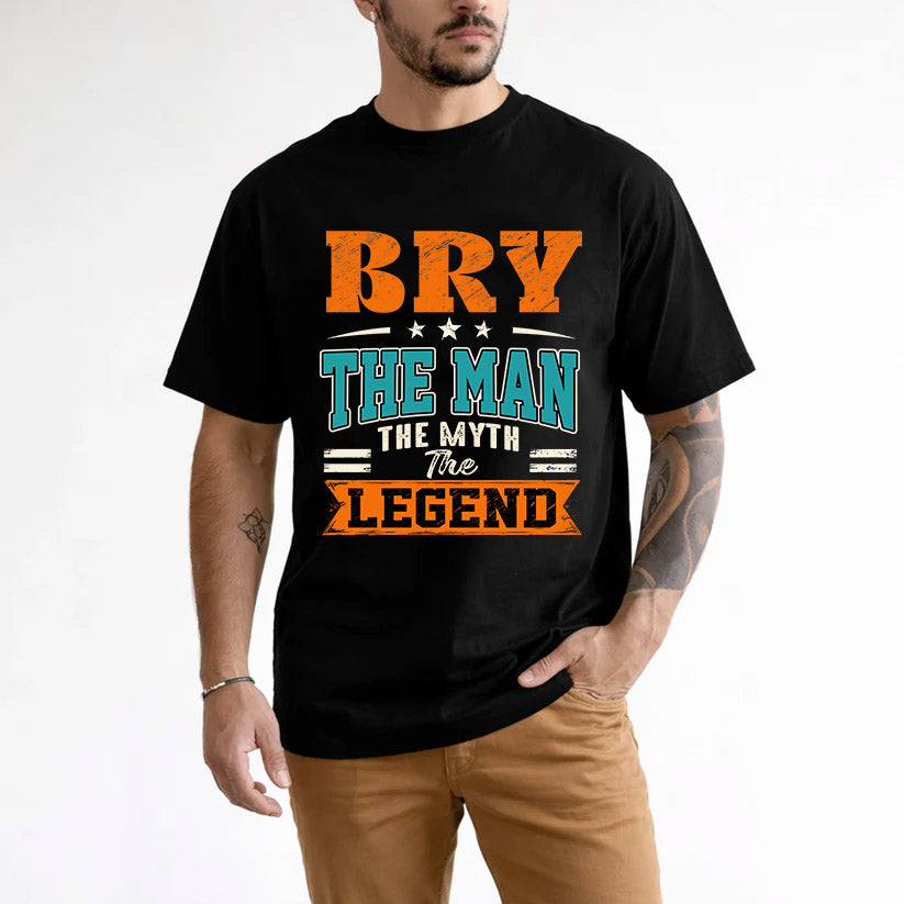 BRY HH F007 The Man The Myth The Legend Personalized Shirt – Gift for Men