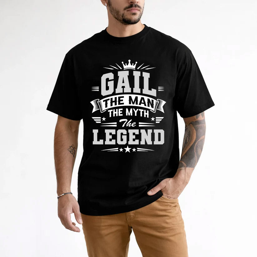 GAIL HH F004 The Man The Myth The Legend Personalized Shirt – Gift for Men