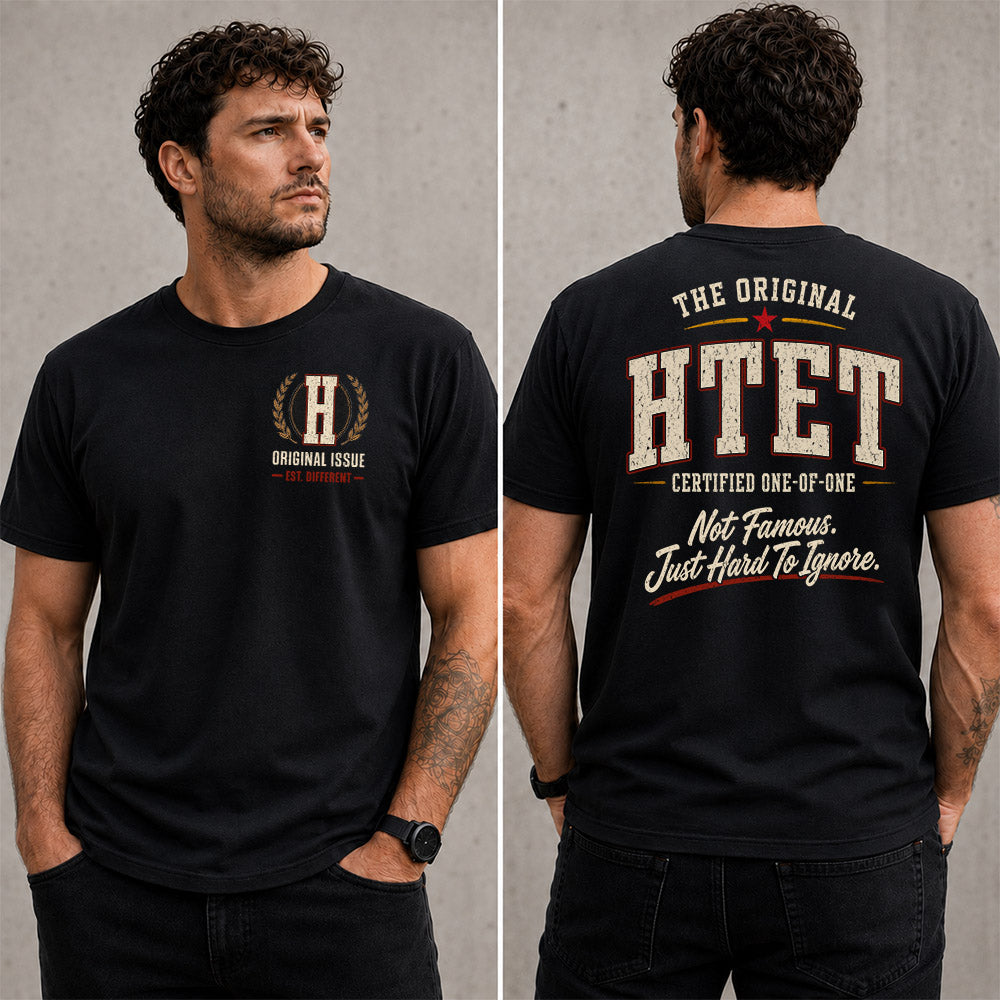 HTET W65-F6-168 – Personalized Original Issue Apparel “The Original NAME Certified One-of-One"