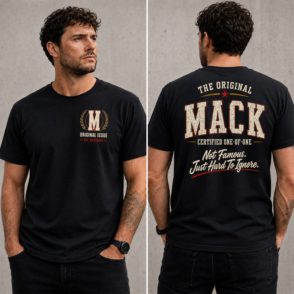 MACK W65-F6-168 – Personalized Original Issue Apparel “The Original NAME Certified One-of-One"