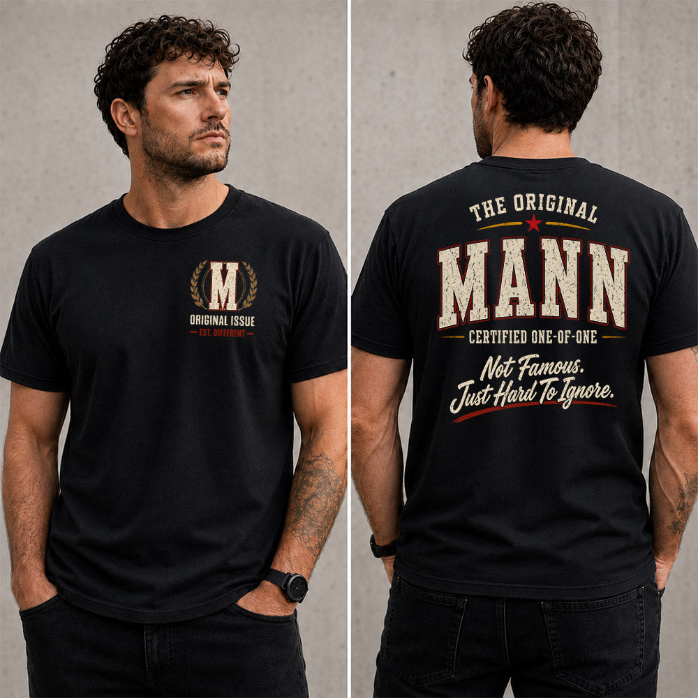 MANN W65-F6-168 – Personalized Original Issue Apparel “The Original NAME Certified One-of-One"