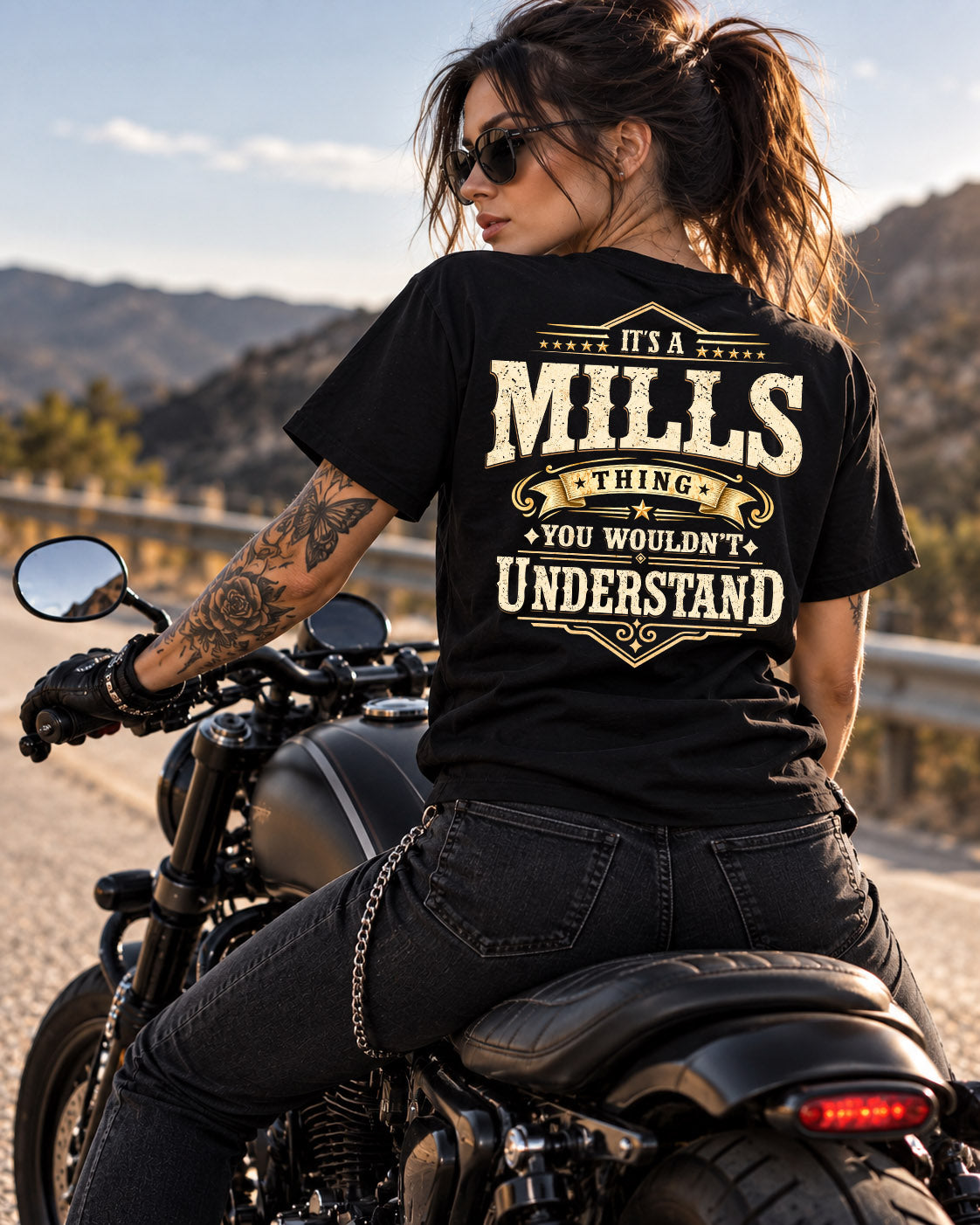 MILLS HH-F003–Personalized Name Quote Apparel “It’s an NAME Thing You Wouldn’t Understand”