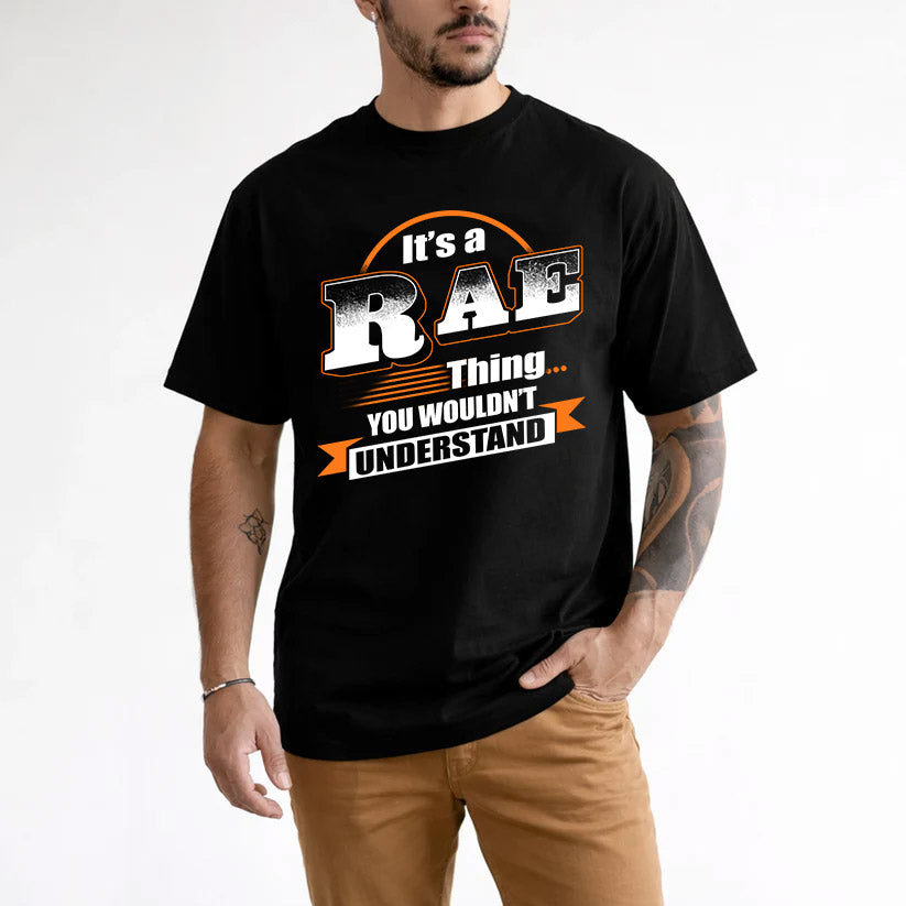 RAE HH88-K2-107–Personalized Name Quote Apparel “It’s a/an NAME Thing You Wouldn’t Understand”