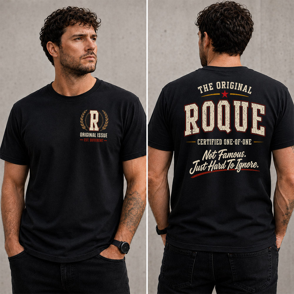ROQUE W65-F6-168 – Personalized Original Issue Apparel “The Original NAME Certified One-of-One"