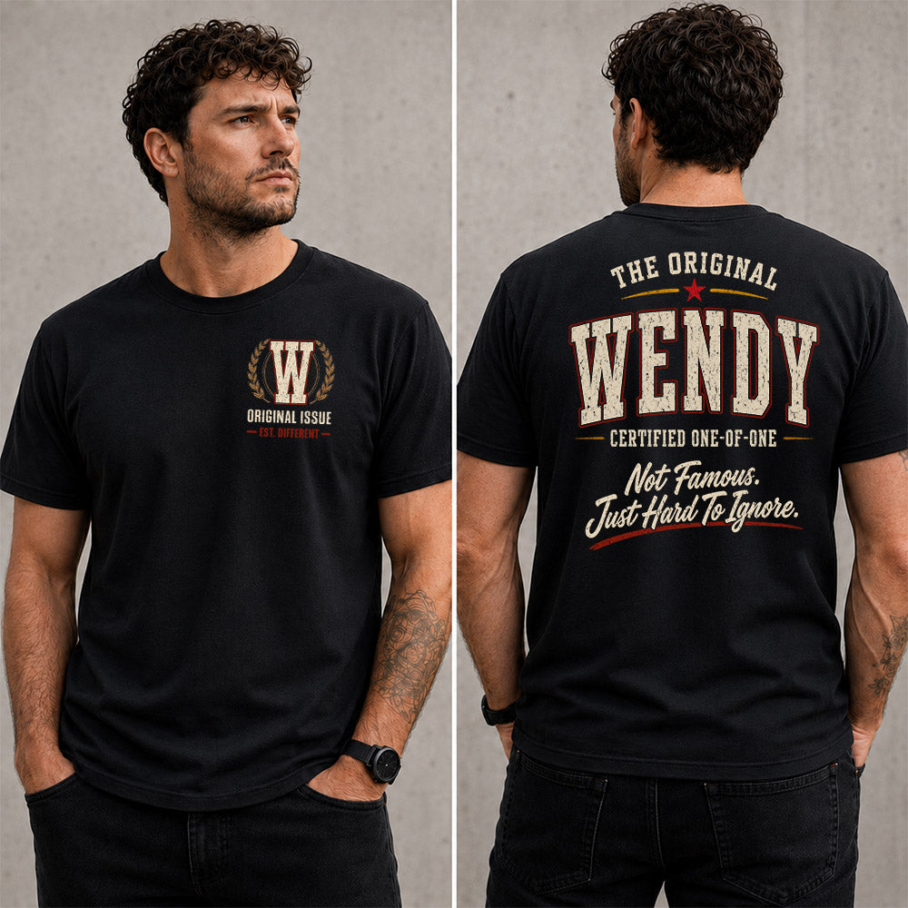 WENDY W65-F6-168 – Personalized Original Issue Apparel “The Original NAME Certified One-of-One"