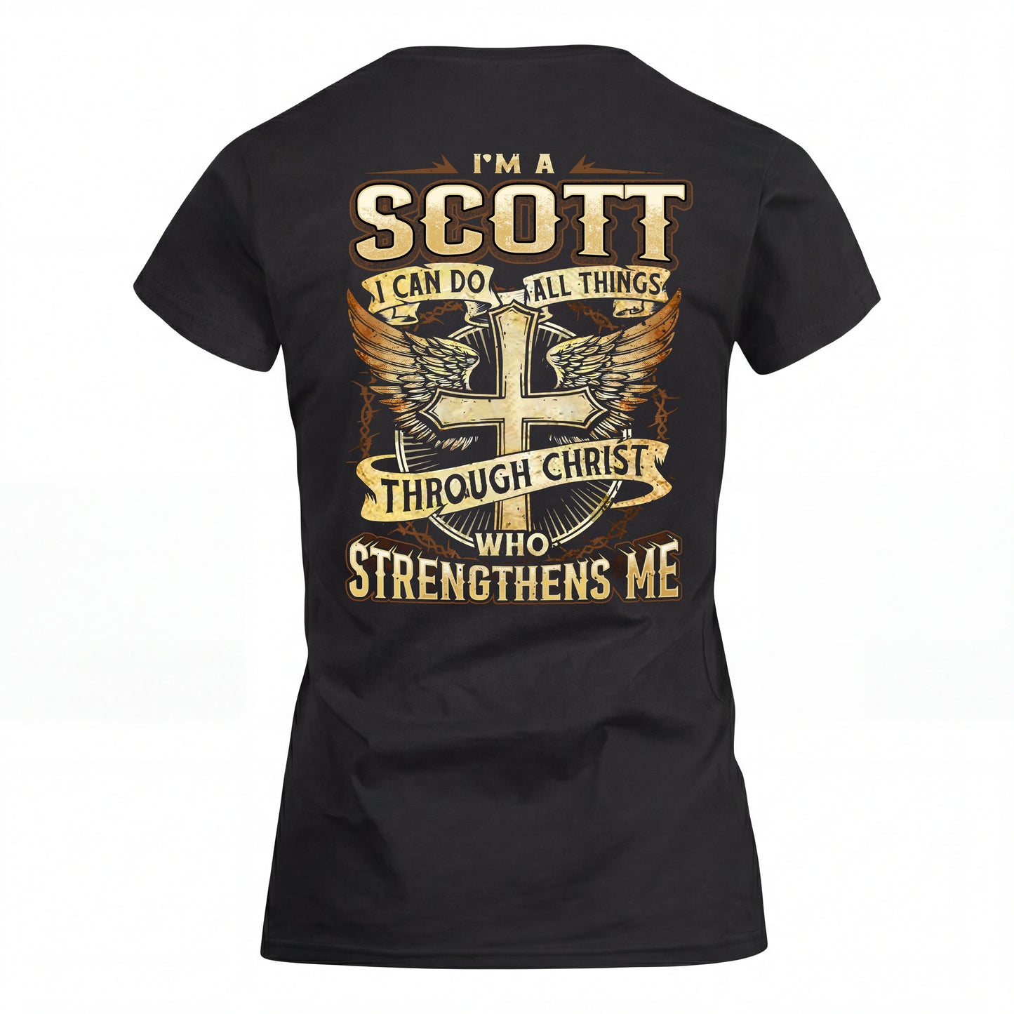 SCOTT HH88-K2–Personalized Name Quote T-Shirt