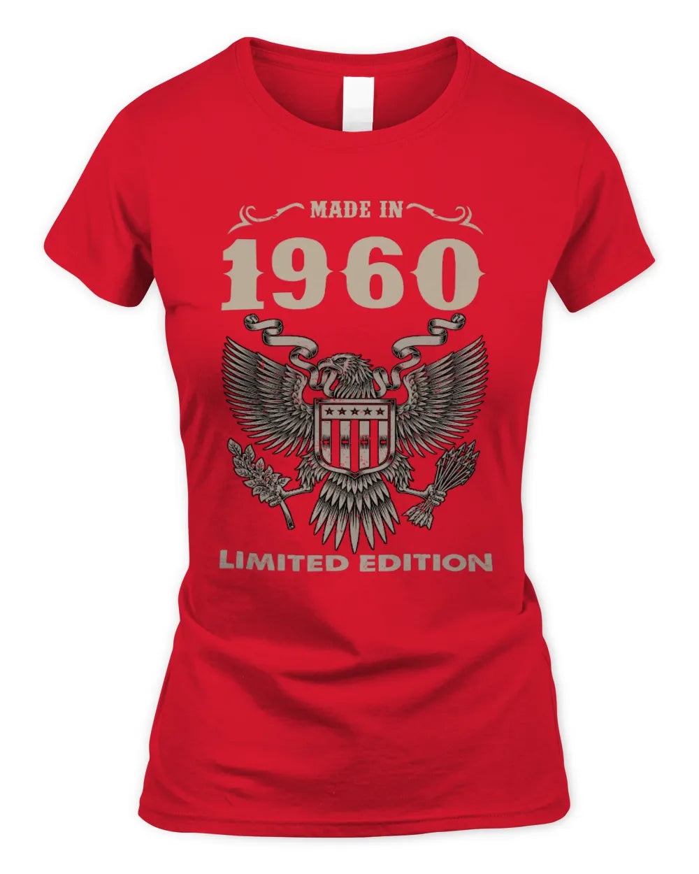 1960 HH89-K2 – Classic Birth Year Limited Edition T-Shirt - Women's Standard T-Shirt - Red