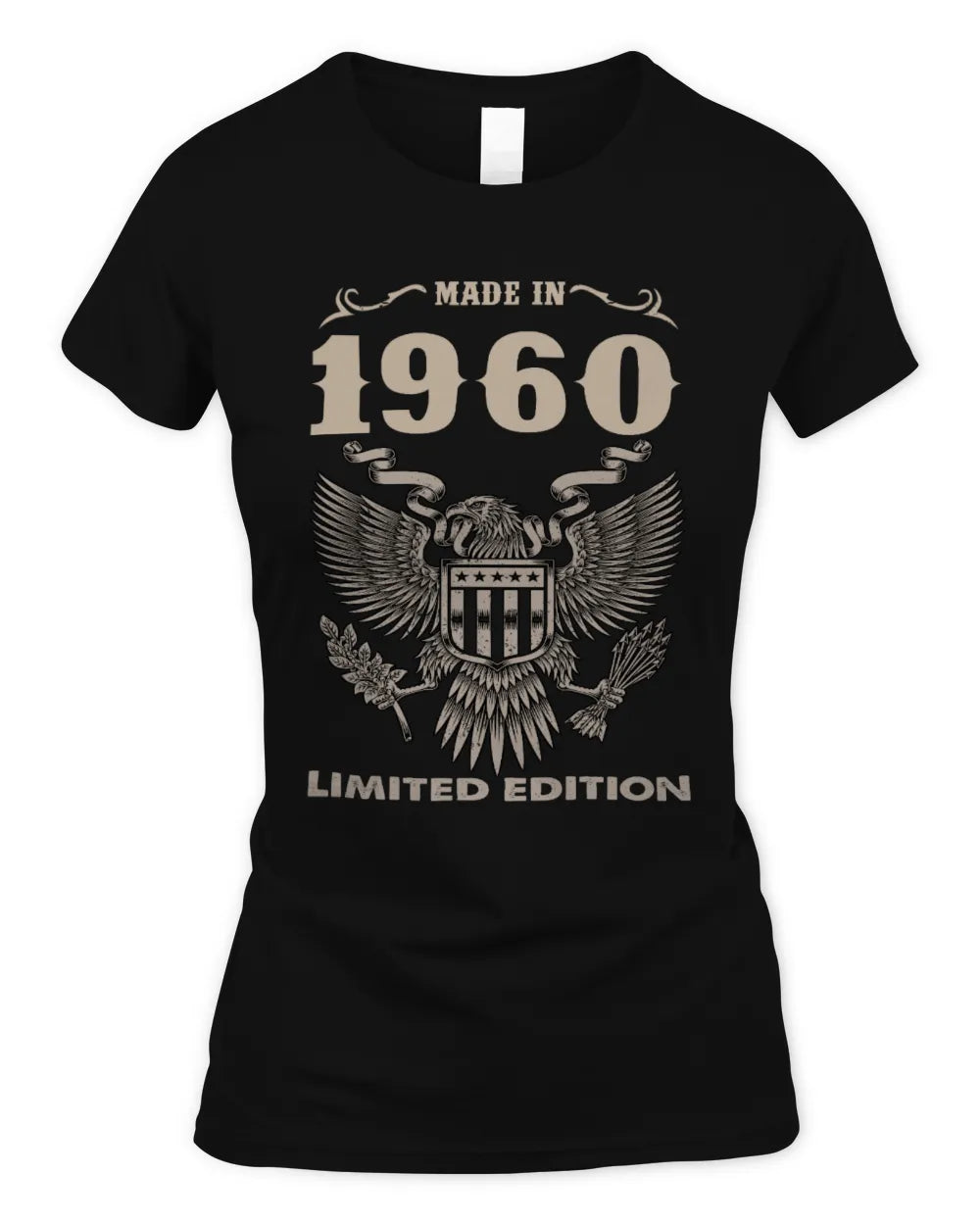 1960 HH89-K2 – Classic Birth Year Limited Edition T-Shirt - Women's Standard T-Shirt - Black