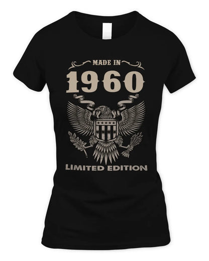 1960 HH89-K2 – Classic Birth Year Limited Edition T-Shirt - Women's Standard T-Shirt - Black