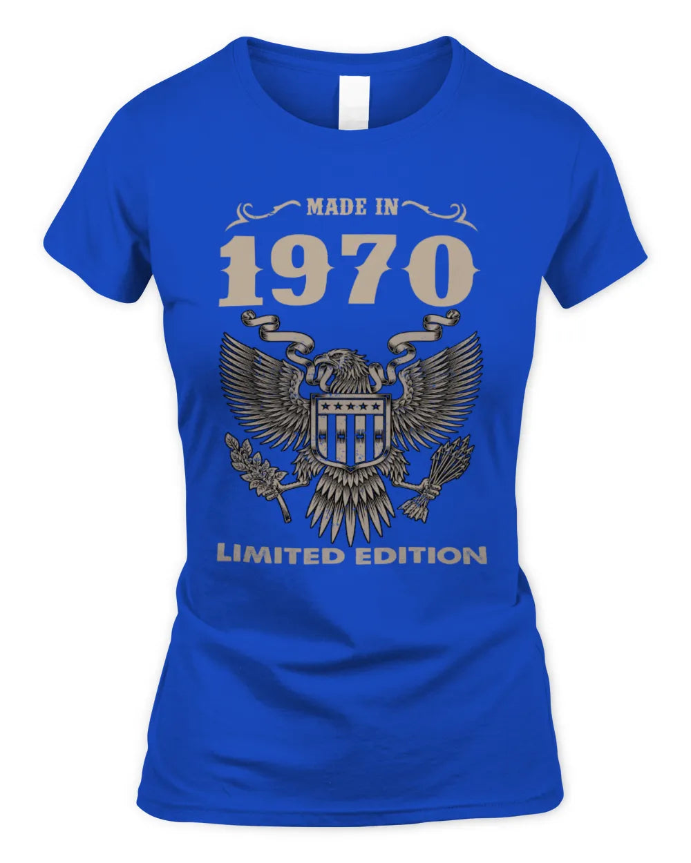 1970 HH89-K2 – Classic Birth Year Limited Edition T-Shirt - Women's Standard T-Shirt - Royal