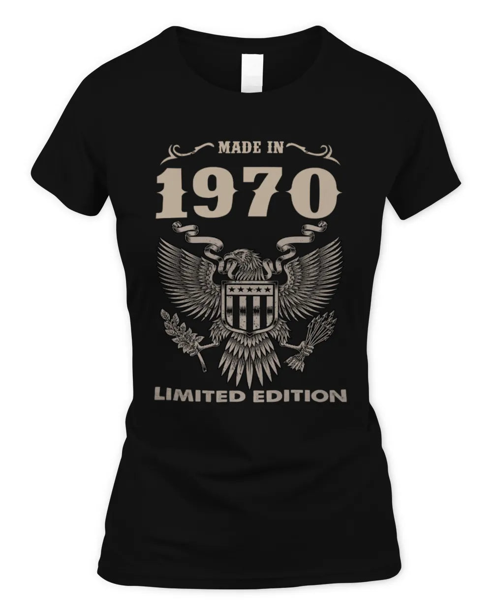 1970 HH89-K2 – Classic Birth Year Limited Edition T-Shirt - Women's Standard T-Shirt - Black