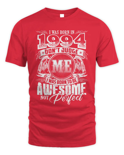 1994 HH89-K2 – Awesome Birth Year Quote T-Shirt - Unisex Standard T-Shirt - Red