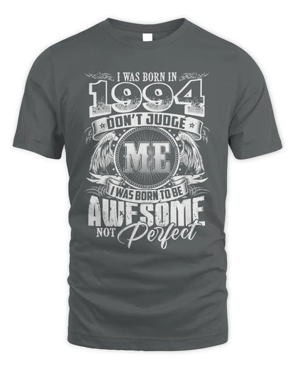 1994 HH89-K2 – Awesome Birth Year Quote T-Shirt - Unisex Standard T-Shirt - Charcoal