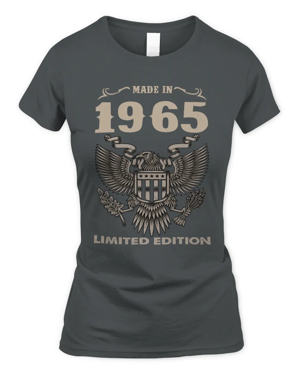 1965 HH89-K2 – Classic Birth Year Limited Edition T-Shirt - Women's Standard T-Shirt - Charcoal