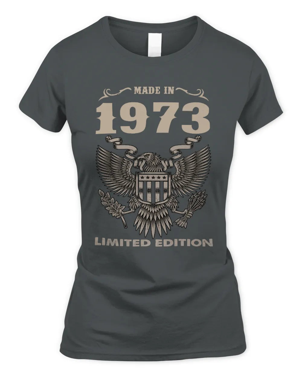 1973 HH89-K2 – Classic Birth Year Limited Edition T-Shirt - Women's Standard T-Shirt - Charcoal