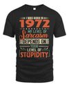 1972 HH89-K2 – Vintage Born to Be Sarcastic T-Shirt