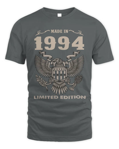 1994 HH89-K2 – Classic Birth Year Limited Edition T-Shirt - Unisex Standard T-Shirt - Charcoal
