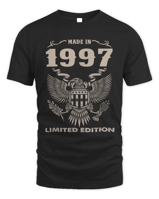 1997 HH89-K2 – Classic Birth Year Limited Edition T-Shirt - Unisex Standard T-Shirt - Black