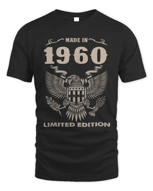 1960 HH89-K2 – Classic Birth Year Limited Edition T-Shirt - Unisex Standard T-Shirt - Black
