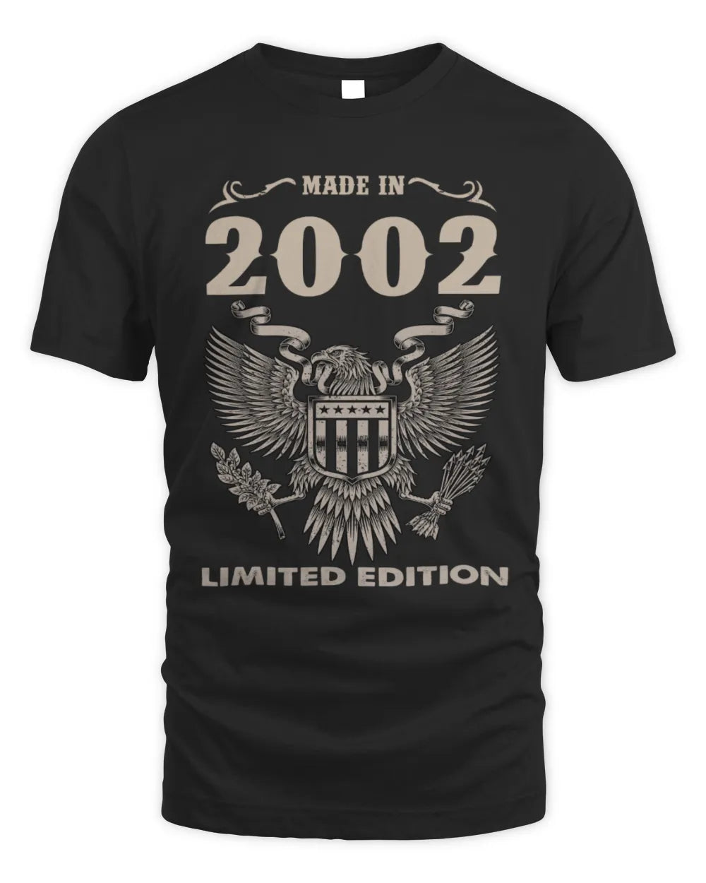 2002 HH89-K2 – Classic Birth Year Limited Edition T-Shirt - Unisex Standard T-Shirt - Black
