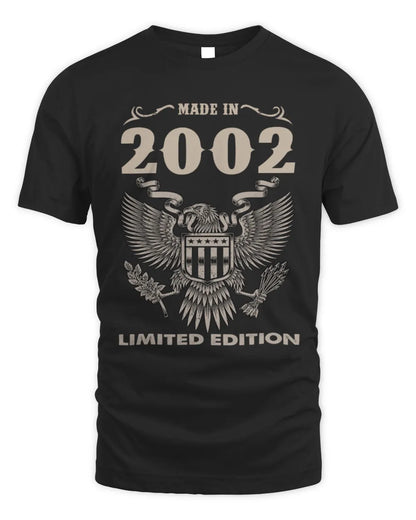 2002 HH89-K2 – Classic Birth Year Limited Edition T-Shirt - Unisex Standard T-Shirt - Black