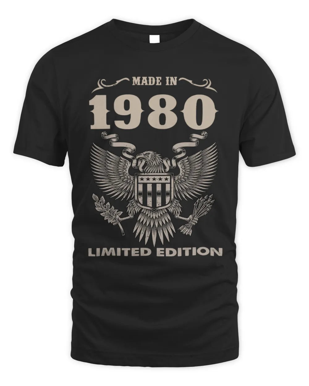 1980 HH89-K2 – Classic Birth Year Limited Edition T-Shirt - Unisex Standard T-Shirt - Black