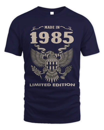 1985 HH89-K2 – Classic Birth Year Limited Edition T-Shirt - Unisex Standard T-Shirt - Navy