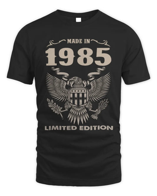 1985 HH89-K2 – Classic Birth Year Limited Edition T-Shirt - Unisex Standard T-Shirt - Black