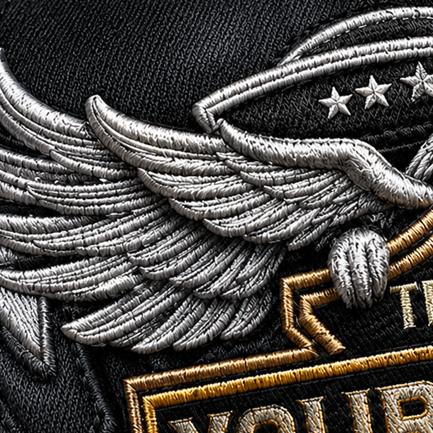 Not Raised Embroidery / Not Real 3D Texture