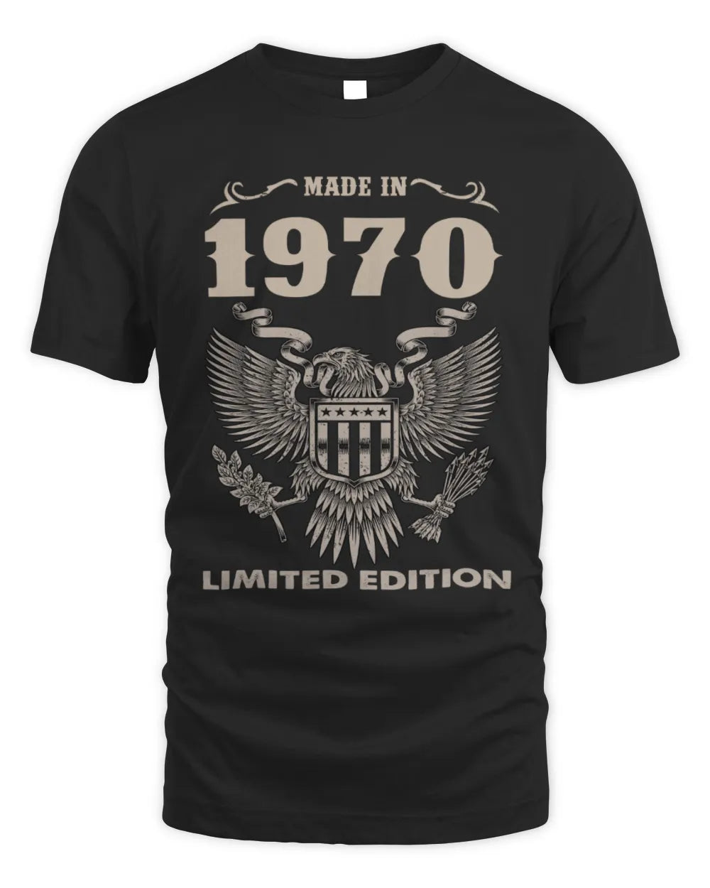 1970 HH89-K2 – Classic Birth Year Limited Edition T-Shirt - Unisex Standard T-Shirt - Black