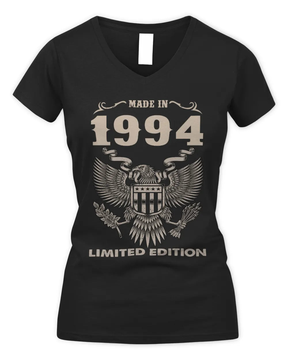 1994 HH89-K2 – Classic Birth Year Limited Edition T-Shirt - Women's V-Neck T-Shirt - Black