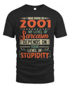 2001 HH89-K2 – Vintage Born to Be Sarcastic T-Shirt