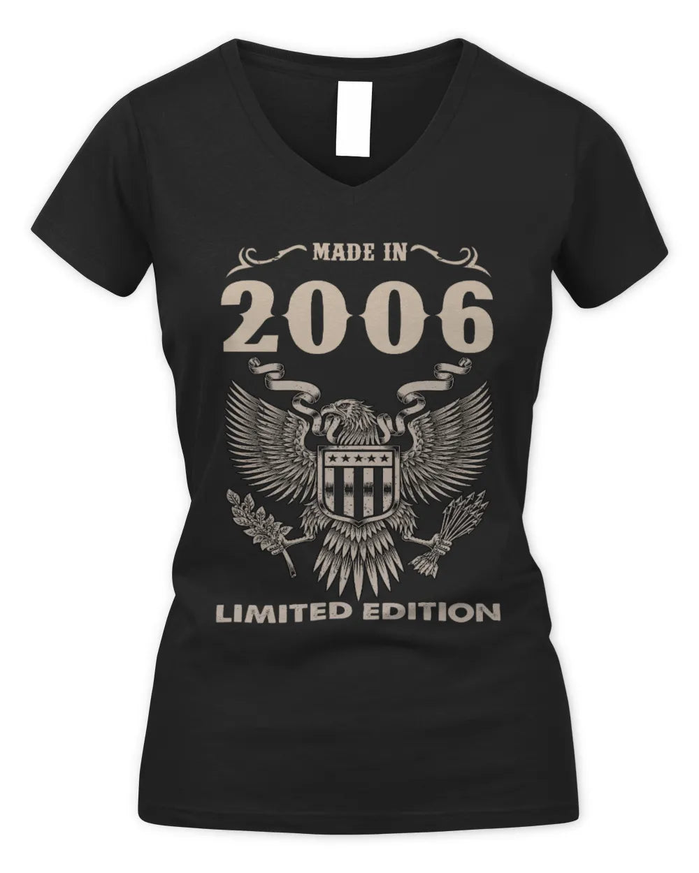 2006 HH89-K2 – Classic Birth Year Limited Edition T-Shirt - Women's V-Neck T-Shirt - Black