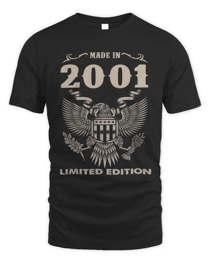 2001 HH89-K2 – Classic Birth Year Limited Edition T-Shirt - Unisex Standard T-Shirt - Black