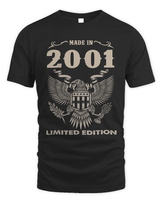 2001 HH89-K2 – Classic Birth Year Limited Edition T-Shirt - Unisex Standard T-Shirt - Black