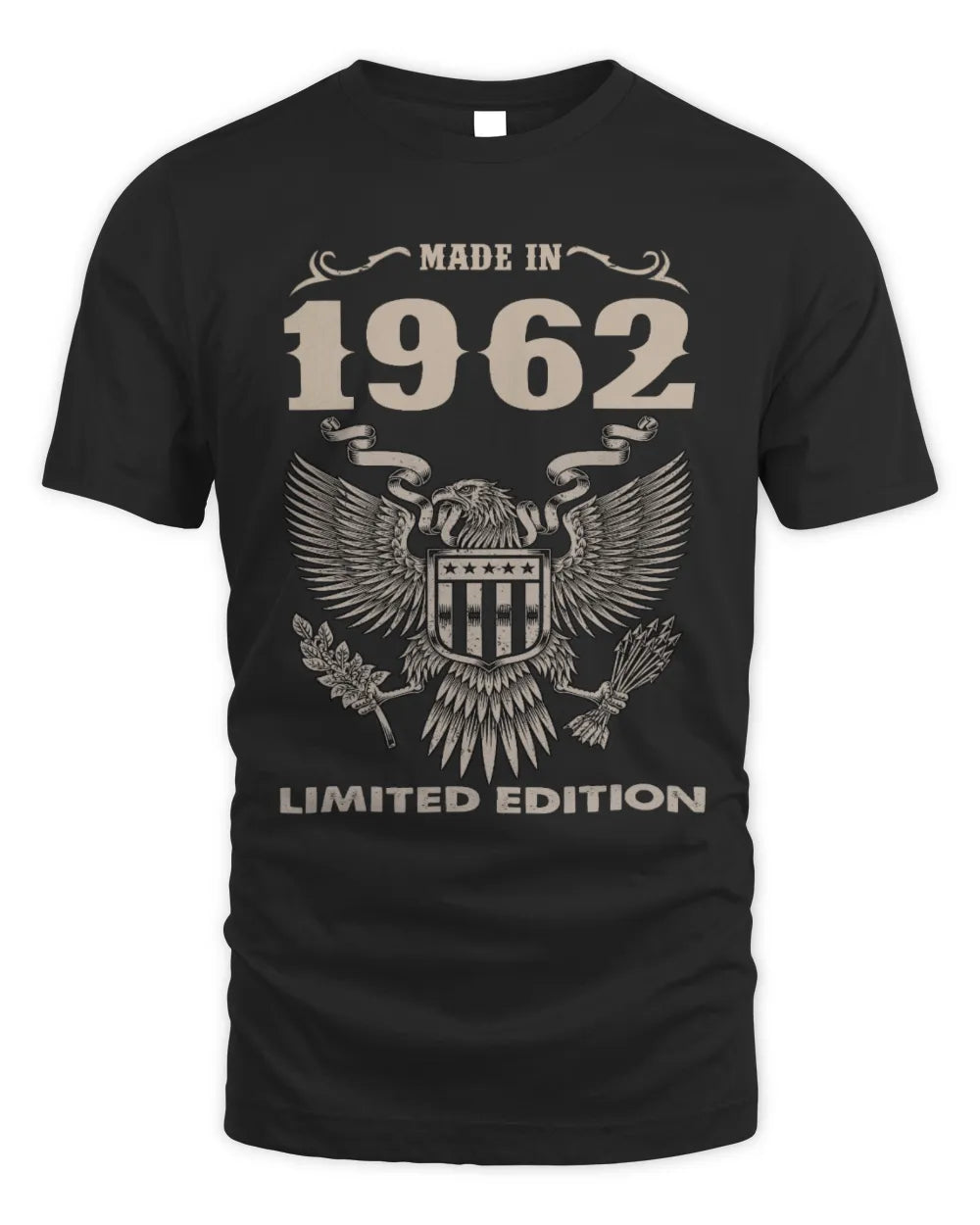 1962 HH89-K2 – Classic Birth Year Limited Edition T-Shirt - Unisex Standard T-Shirt - Black