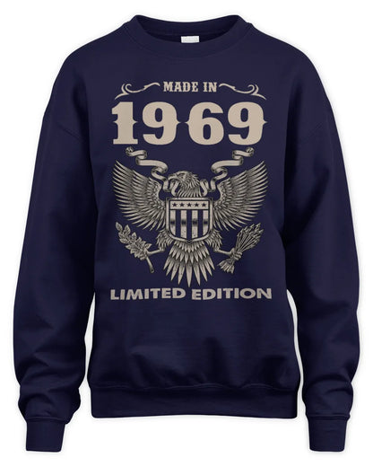 1969 HH89-K2 – Classic Birth Year Limited Edition T-Shirt - Unisex Sweatshirt - Navy