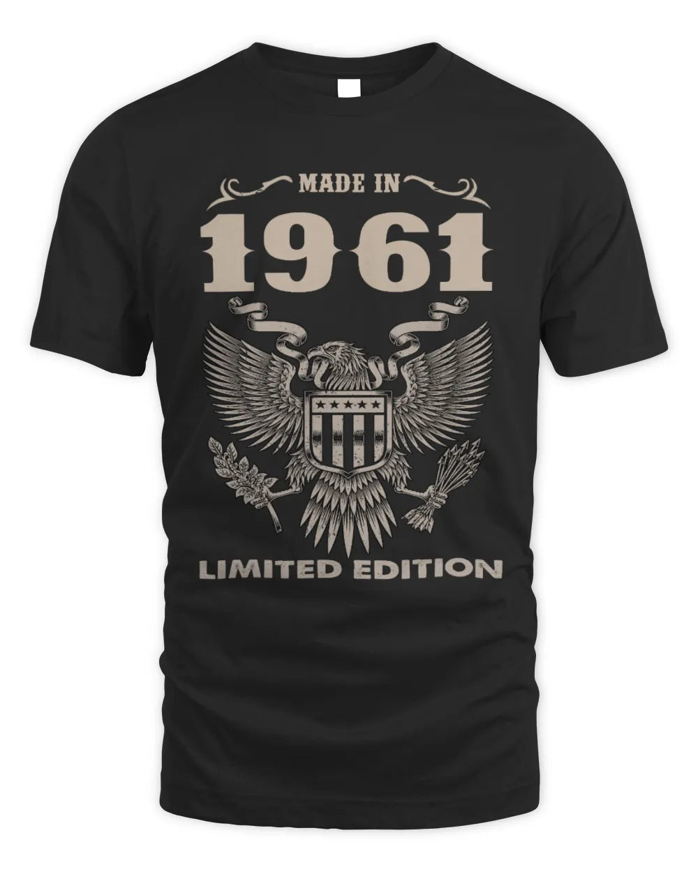 1961 HH89-K2 – Classic Birth Year Limited Edition T-Shirt - Unisex Standard T-Shirt - Black