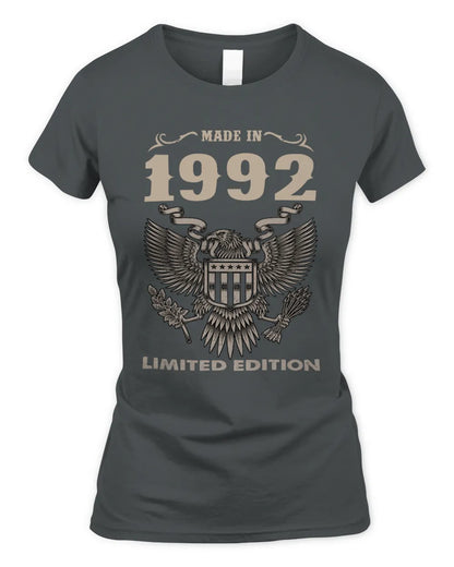 1992 HH89-K2 – Classic Birth Year Limited Edition T-Shirt - Women's Standard T-Shirt - Charcoal