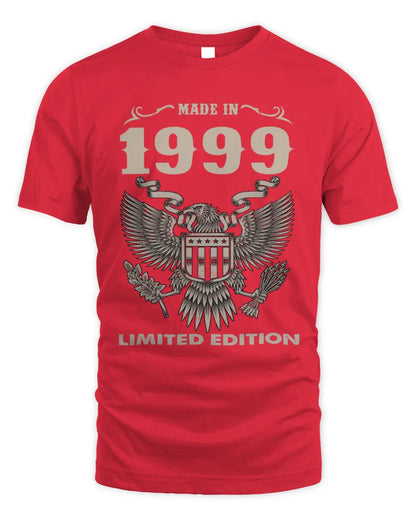 1999 HH89-K2 – Classic Birth Year Limited Edition T-Shirt - Unisex Standard T-Shirt - Red