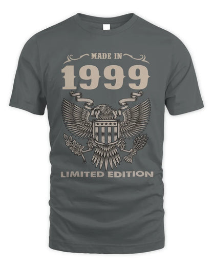 1999 HH89-K2 – Classic Birth Year Limited Edition T-Shirt - Unisex Standard T-Shirt - Charcoal