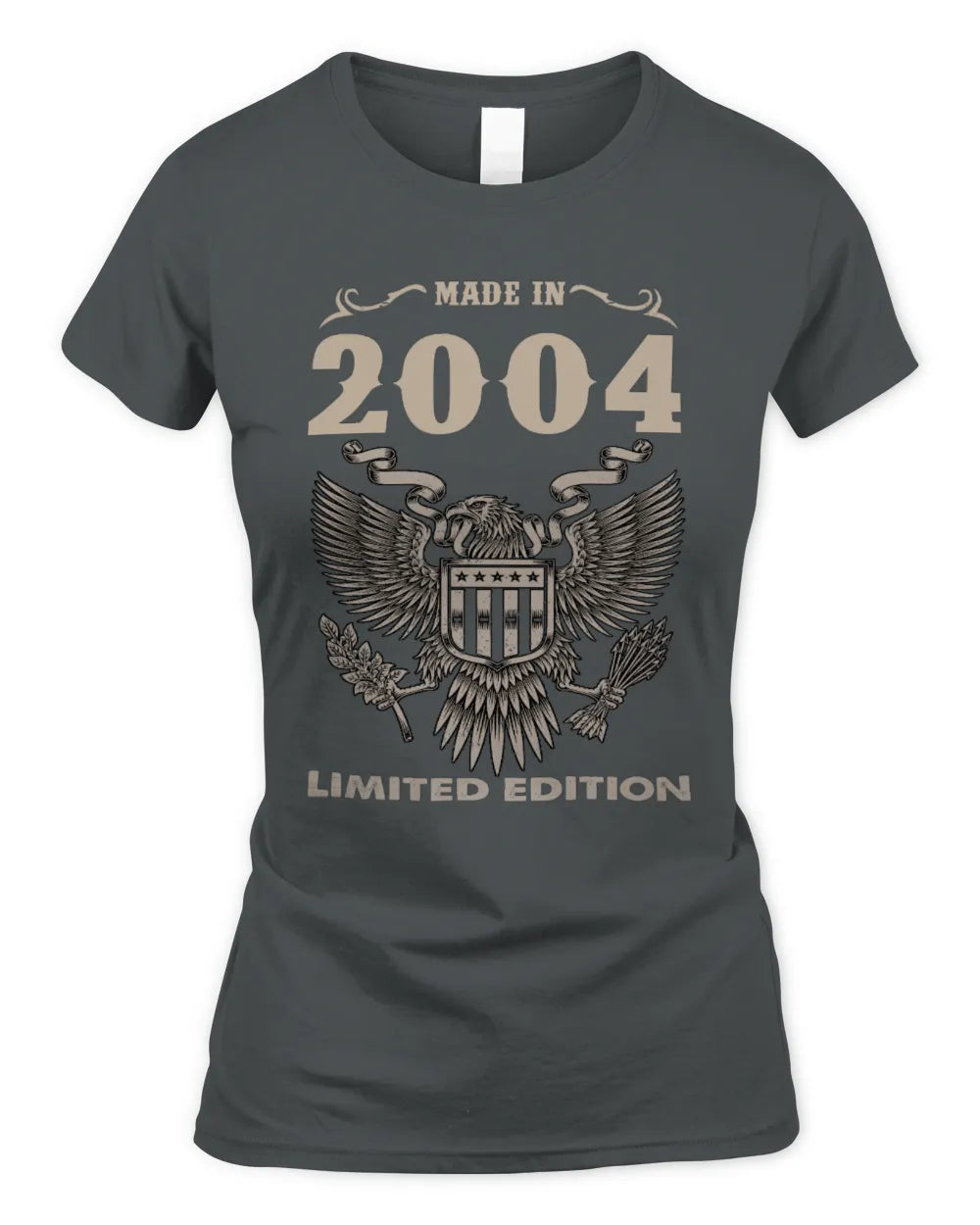 2004 HH89-K2 – Classic Birth Year Limited Edition T-Shirt - Women's Standard T-Shirt - Charcoal