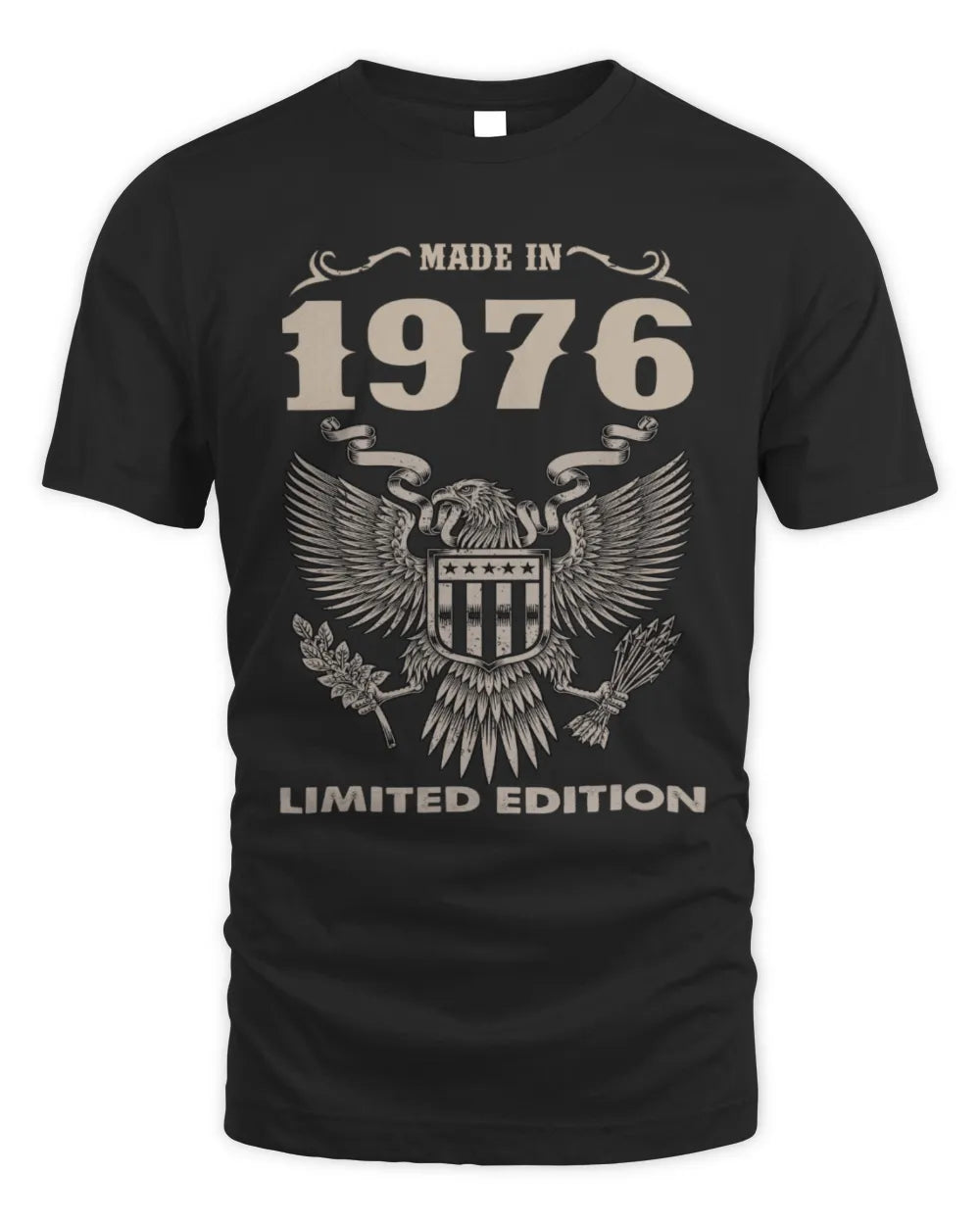 1976 HH89-K2 – Classic Birth Year Limited Edition T-Shirt - Unisex Standard T-Shirt - Black