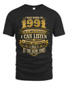1991 HH89-K2 – Funny Birth Year Multitasker Quote T-Shirt