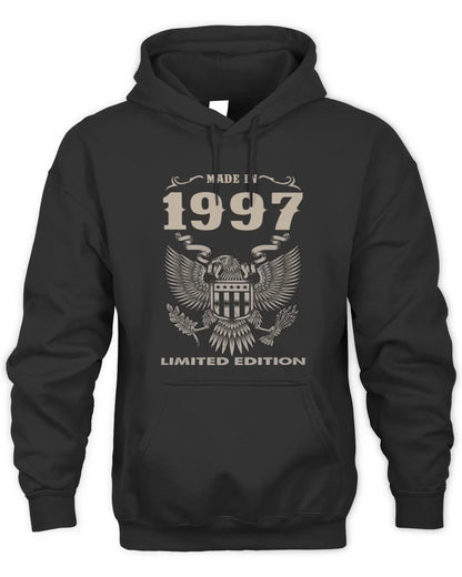1997 HH89-K2 – Classic Birth Year Limited Edition T-Shirt - Unisex Hoodie - Black