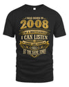 2008 HH89-K2 – Funny Birth Year Multitasker Quote T-Shirt
