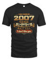 2007 HH89-K2 – Funny Birth Year Attitude Quote T-Shirt
