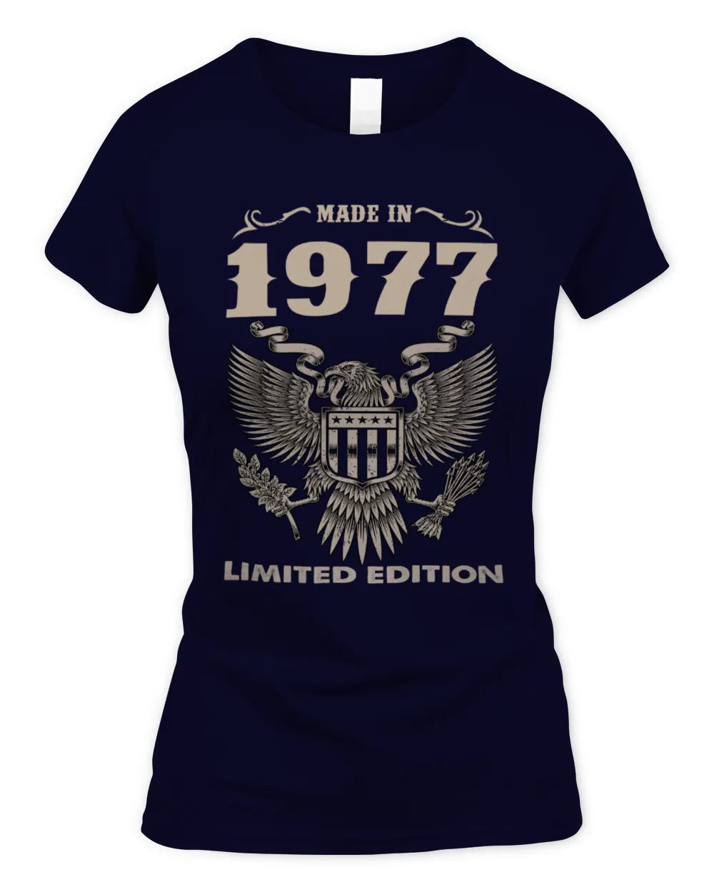 1977 HH89-K2 – Classic Birth Year Limited Edition T-Shirt - Women's Standard T-Shirt - Navy
