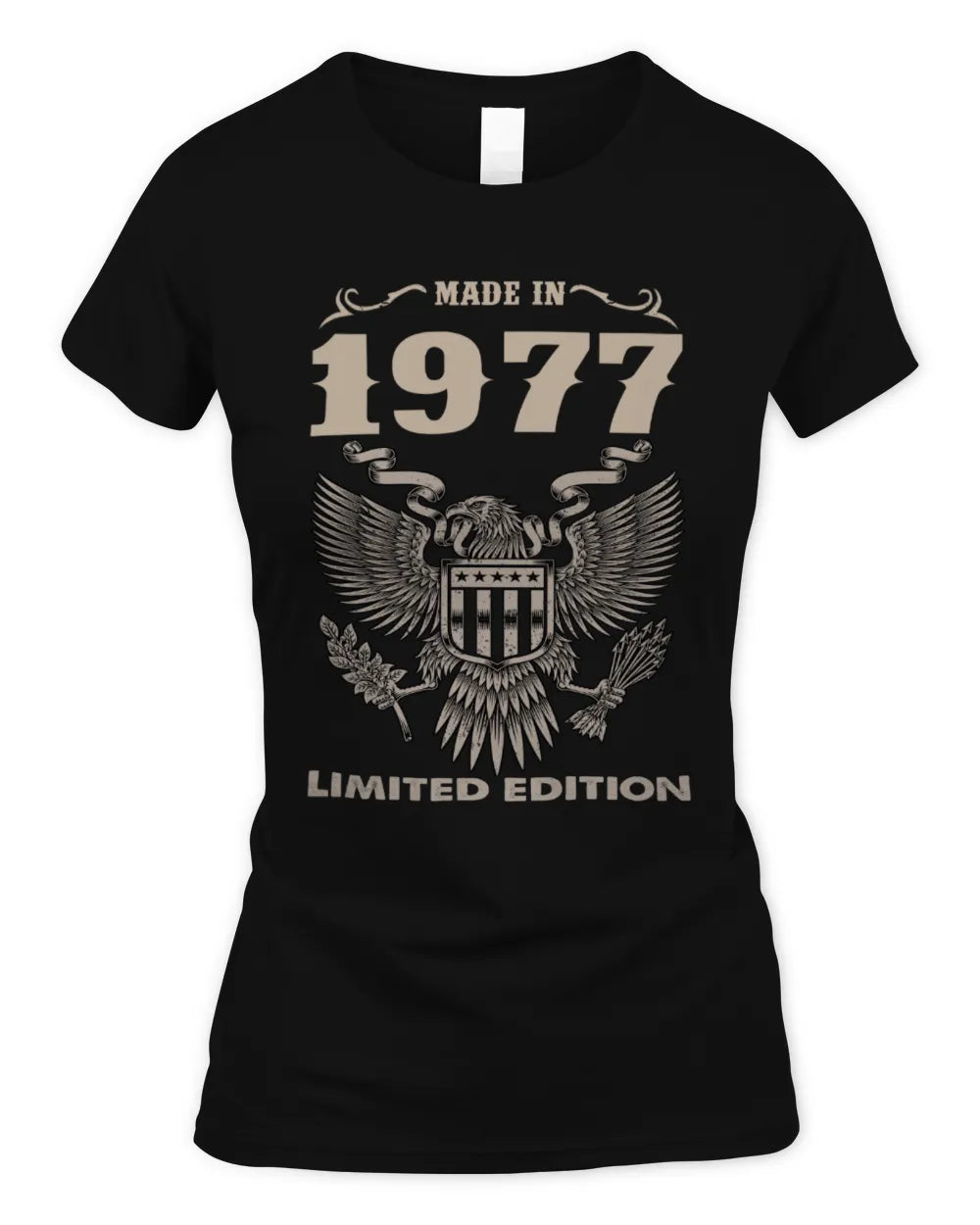 1977 HH89-K2 – Classic Birth Year Limited Edition T-Shirt - Women's Standard T-Shirt - Black