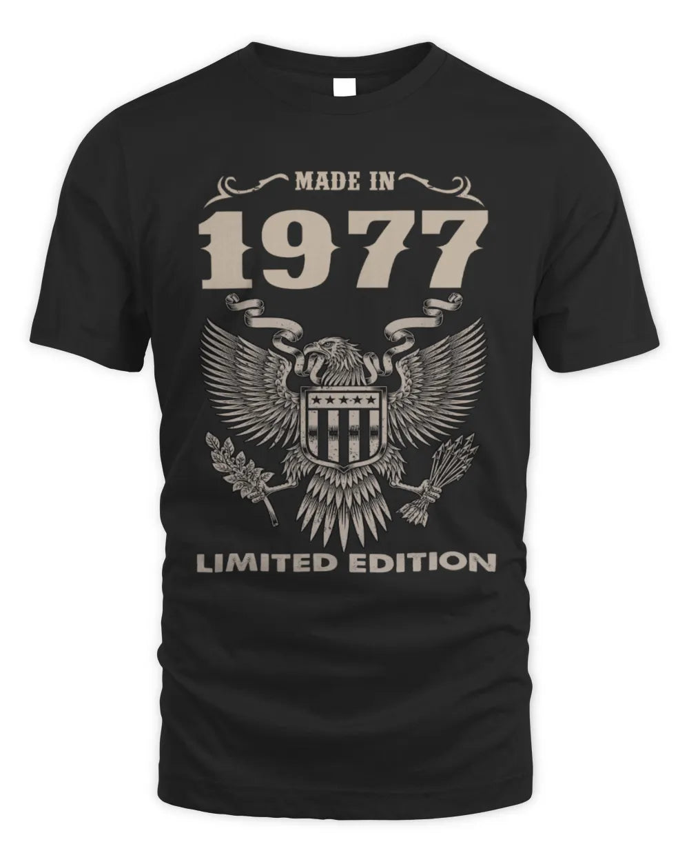 1977 HH89-K2 – Classic Birth Year Limited Edition T-Shirt - Unisex Standard T-Shirt - Black